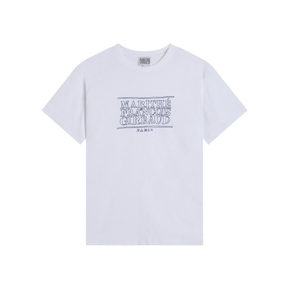Marithe Francois Girbaud Hollow Print Short Sleeves - Picture 1 of 4